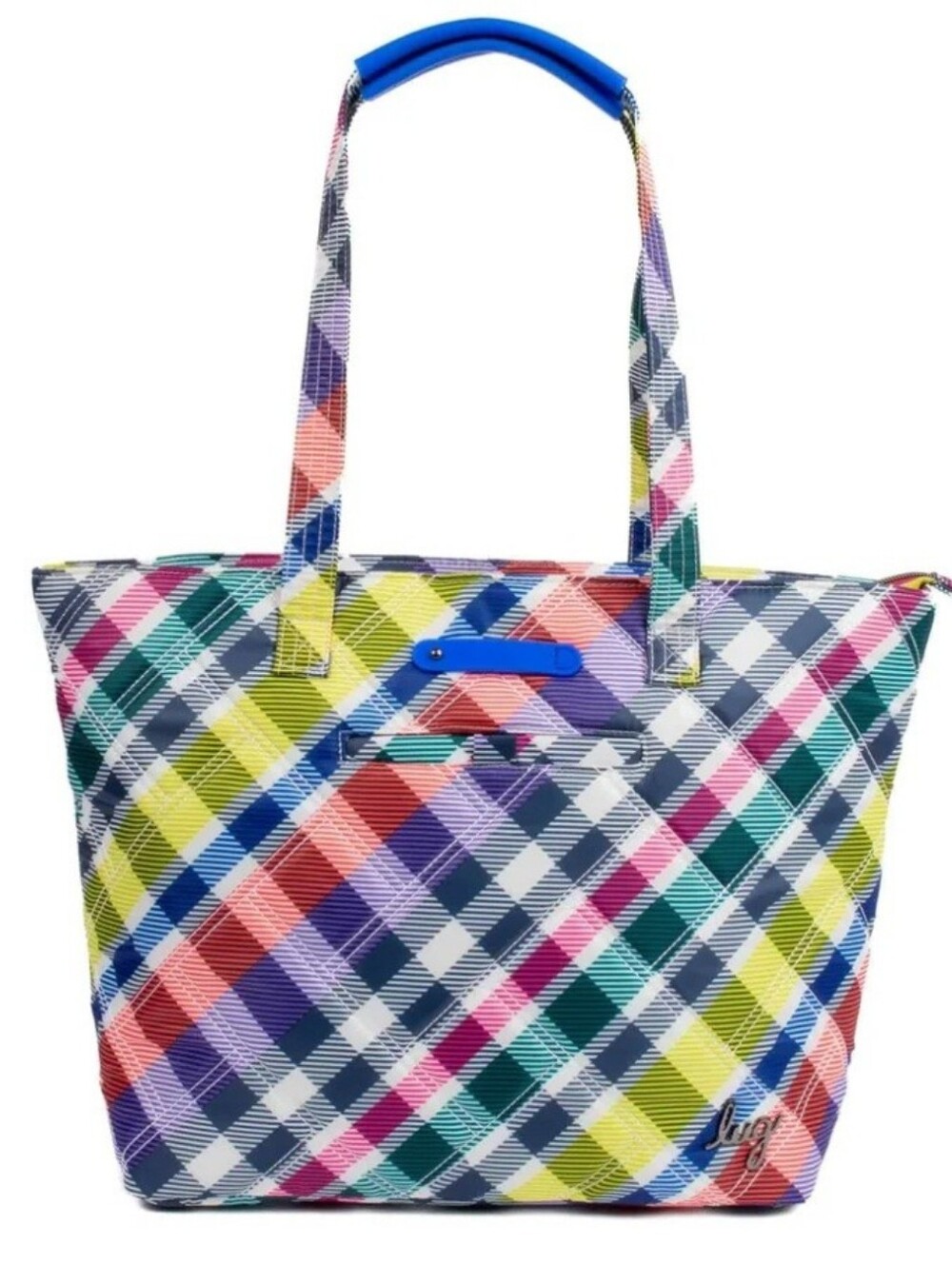 $99 Retail Lug Plaid Skyliner Tote - Full matched set also available (see pics!)